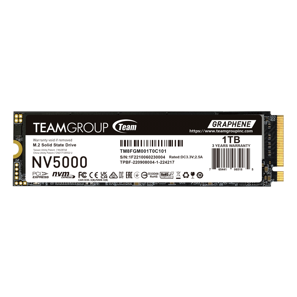 Жесткий диск SSD 1Tb Team NV5000 (TM8FGM001T0C101)
