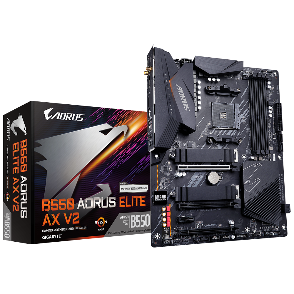 Материнская плата Gigabyte B550 AORUS ELITE AX V2