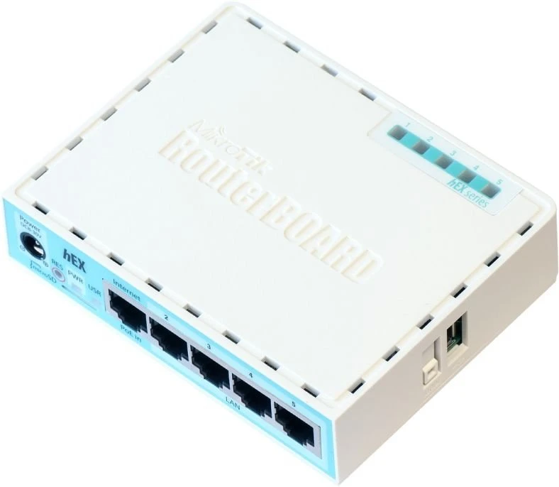 Маршрутизатор Mikrotik Hex (RB750Gr3)