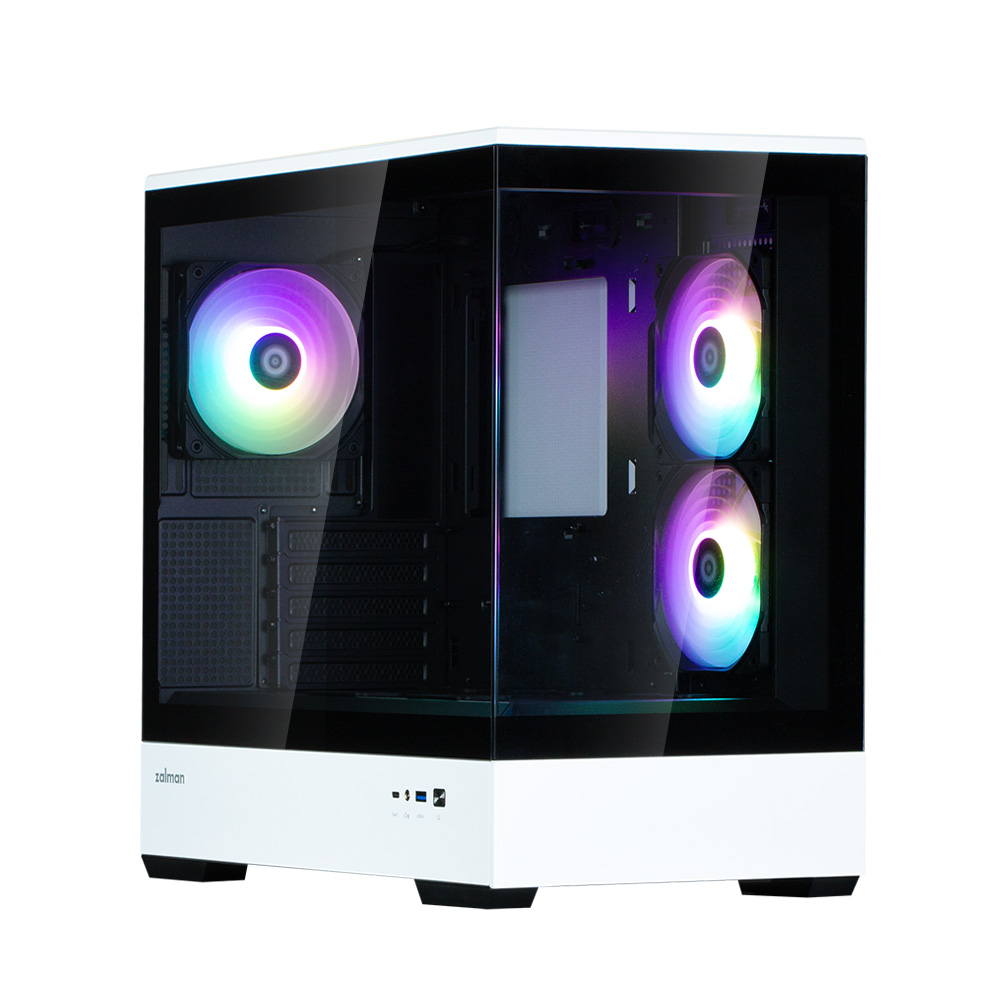 Корпус Zalman P30 (черный/белый)