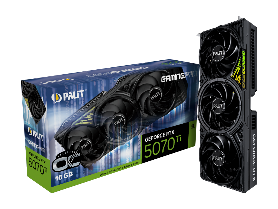 Видеокарта Palit RTX 5070Ti GamingPro OC (NE7507TS19T2-GB2031Y)