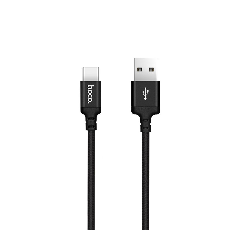 Кабель HOCO X14 USB Type-A - USB Type-C (черный) (6957531062868)