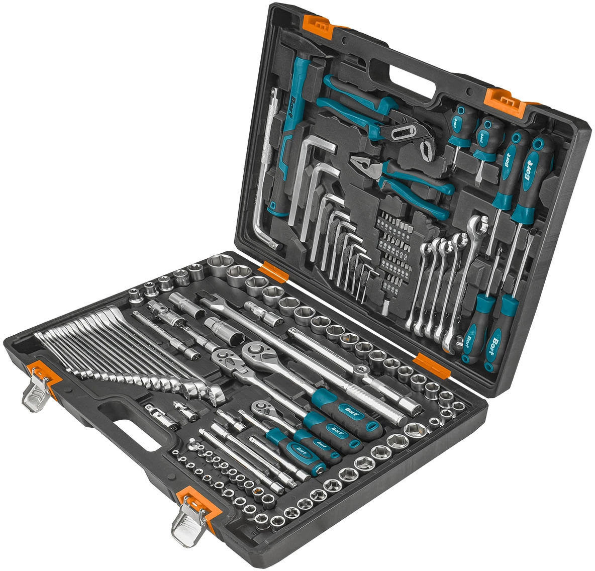 Набор инструментов Bort BTK-142U (142 предмета) (93418705)