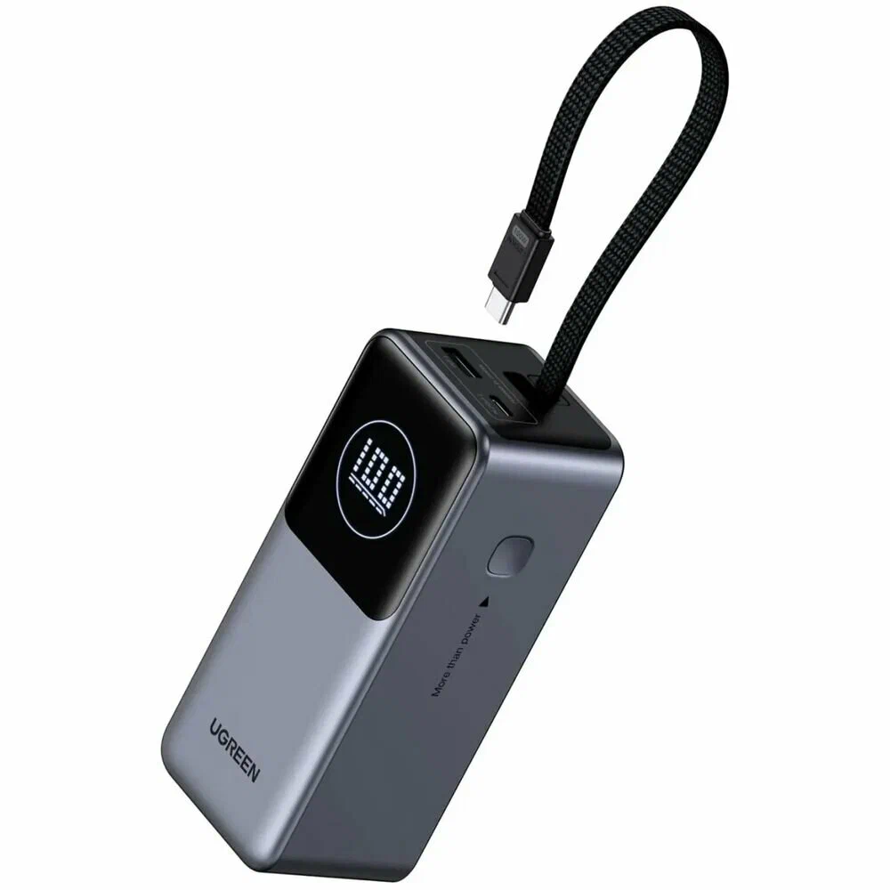 Портативное зарядное устройство UGREEN PB723 (серый) (55365B)