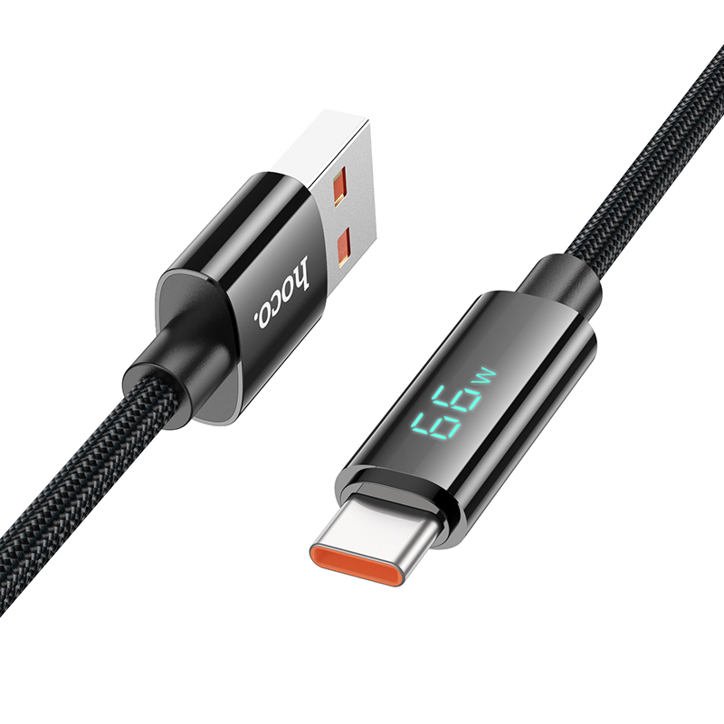 Кабель HOCO U125 (USB Type A - USB Type C, черный) (6942007611916)