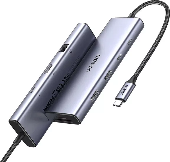 Док-станция UGREEN CM498 Space Gray (15375)