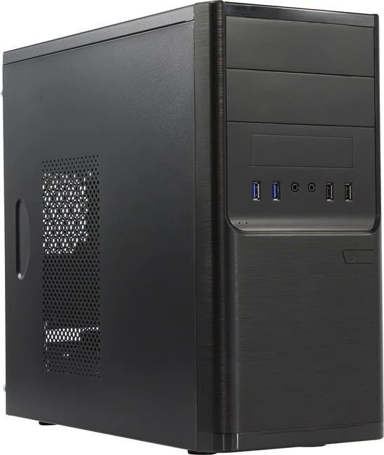 Корпус POWERMAN ES701BK 450W