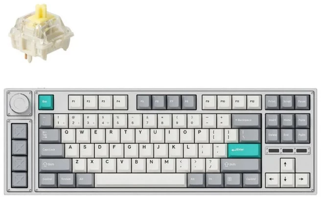 Клавиатура Keychron QMK Lemokey L3 RGB (Gateron Jupiter Banana Switch) (L3-X4-RU)
