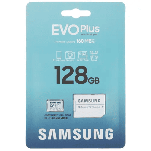 Карта памяти 128Gb Samsung EVO Plus (MB-MC128SA/APC)