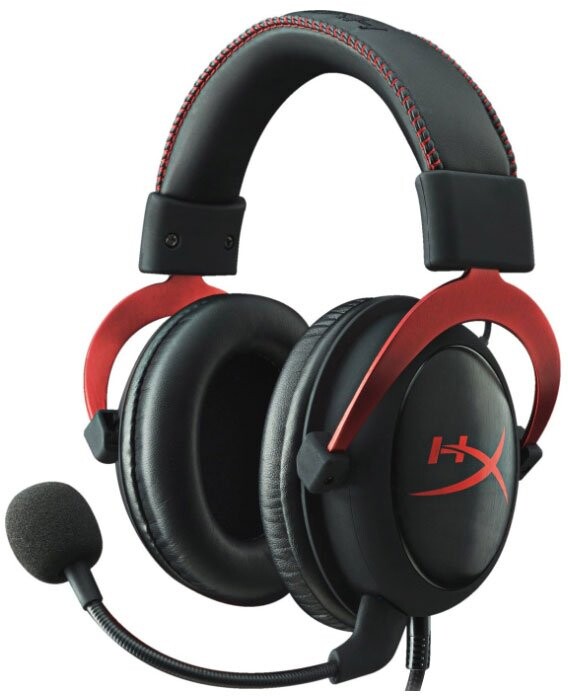 Наушники Kingston HyperX Cloud II (красный) (KHX-HSCP-RD)