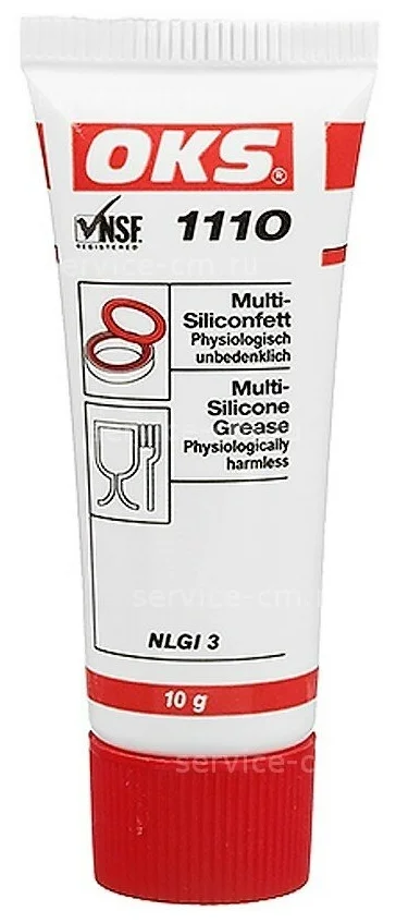 Смазка OKS 1110 (10мл тюбик) (пищевая силиконовая смазка для кофемашин)