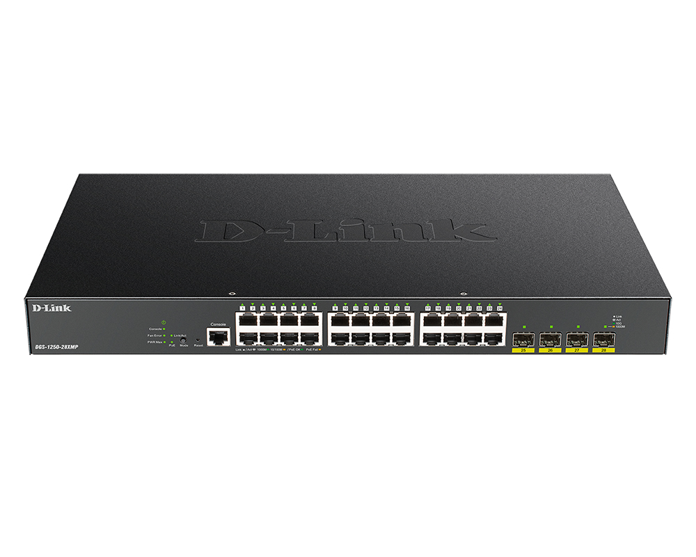 Коммутатор D-Link DGS-1250-28XMP/A1A