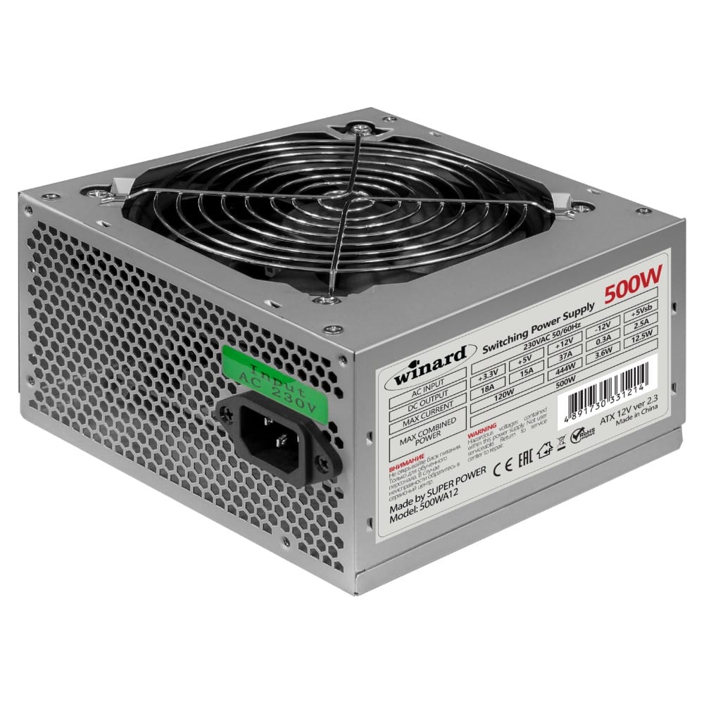 Блок питания 500W Winard 500WA12