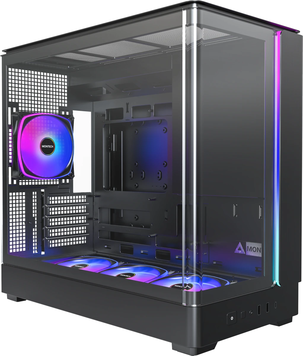 Корпус Montech King 15 Pro (черный) (MNT-K15P-B)