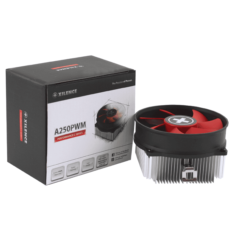 Вентилятор Xilence XC035 (A250PWM) (SocAM3/AM4/FM2, 92mm, 1000-2800rpm, 49.5CFM, 17.8-32dB, 95W, 4-pin PWM)