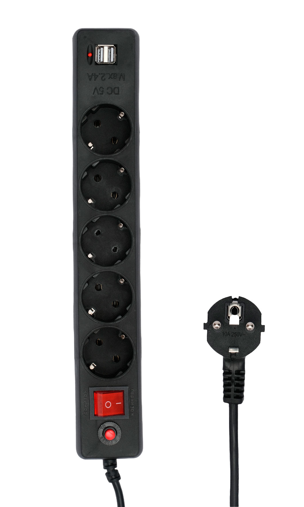 Сетевой фильтр Гарнизон ECL-5-U2-B-1.8