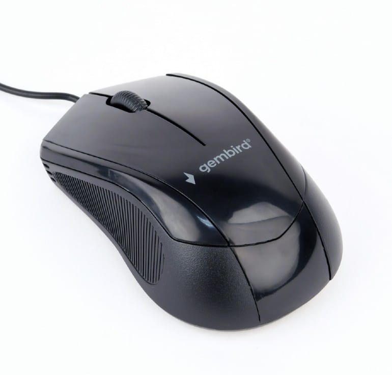 Мышь Gembird MUS-3B-02 Black (1000dpi, 3 кнопки, USB)