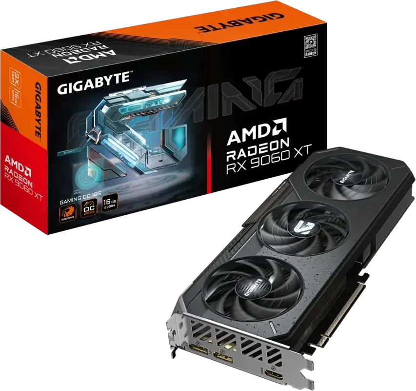 Видеокарта Gigabyte RX 9060 XT GAMING OC 16G (GV-R9060XTGAMING OC-16GD)
