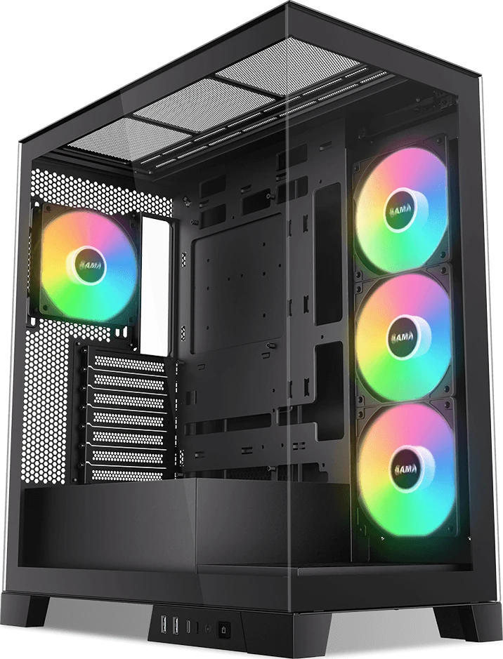 Корпус Sama V50 (черный) (V50-BKADA4X1-GL)