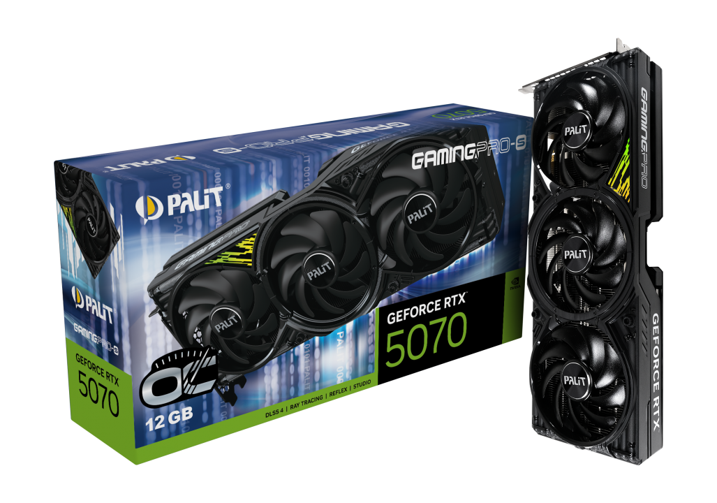 Видеокарта Palit RTX 5070 GamingPro-S OC 12Gb (NE75070T19K9-GB2050U)