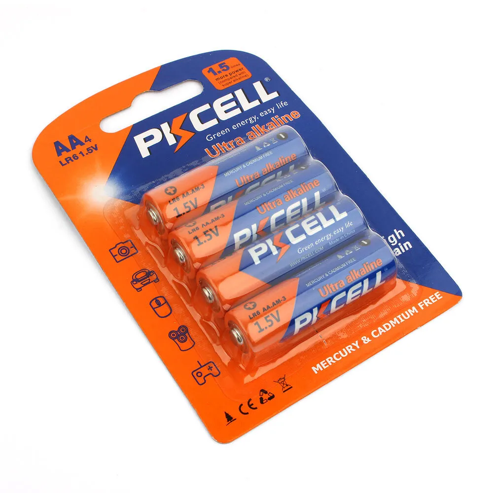 Батарейка PKCELL LR6-4B (4 шт в блистере)