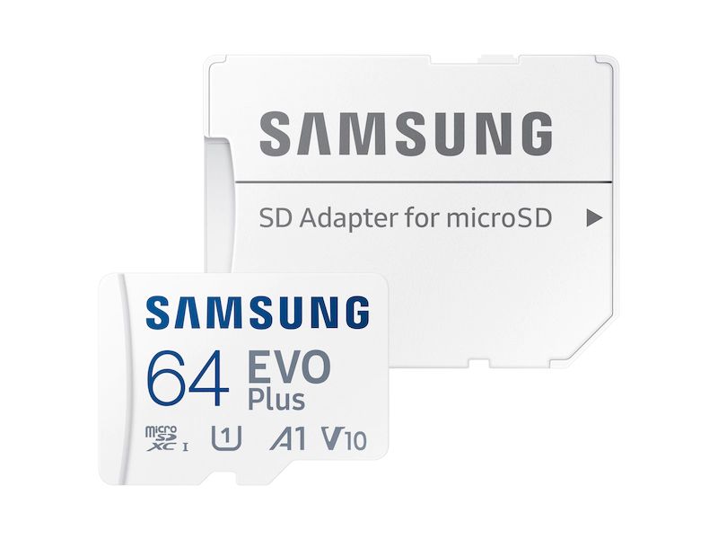 Карта памяти 64Gb Samsung EVO Plus 2021 (MB-MC64KA) (с адаптером)