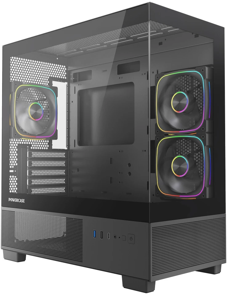 Корпус Powercase Vision Micro S3B (CVMMSB-A3)