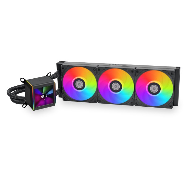 Система жидкостного охлаждения Lian Li Galahad II LCD 360 Black (G89.GA2ALCD36B.00)