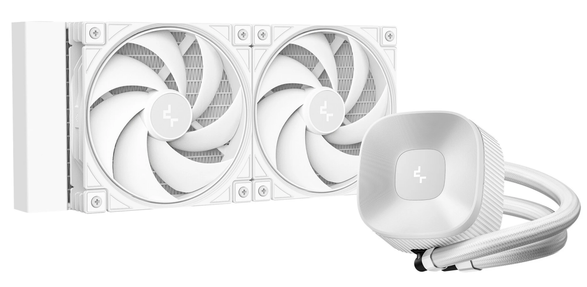 Система жидкостного охлаждения DeepCool LE240 V2 Pure White (R-LE240PURE-WHLNMD-G-1)