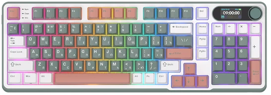 Клавиатура Royal Kludge RK-S98 RGB (Camping/RK Chartreuse)