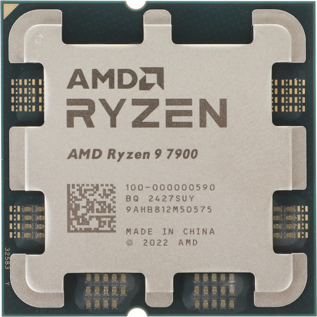 Процессор AMD Ryzen 9 7900 (100-000000590)