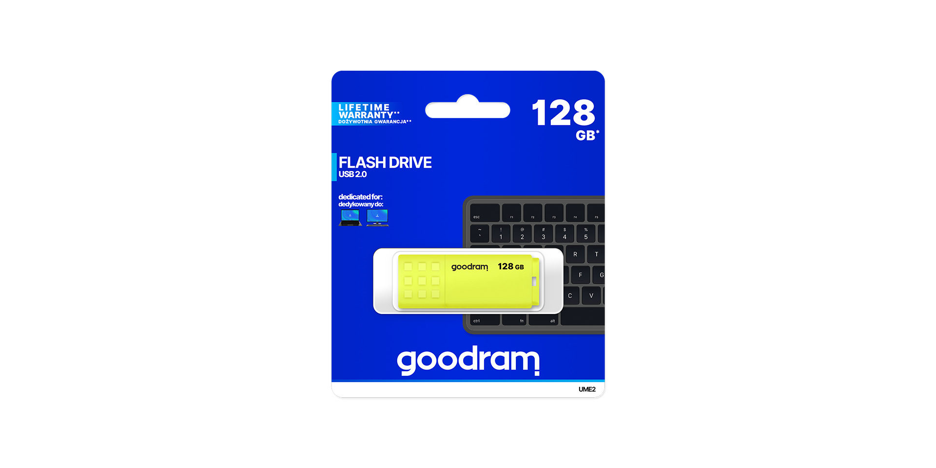 Usb flash disk 128Gb Goodram UME2-1280Y0R11