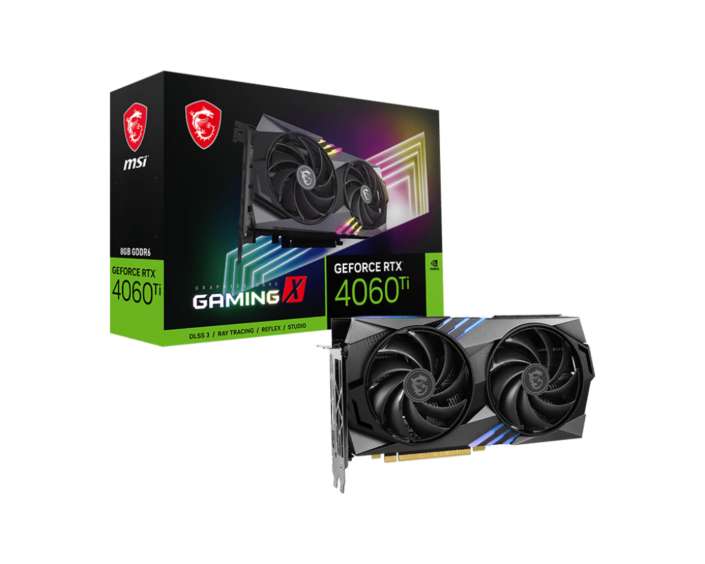 Видеокарта MSI RTX 4060Ti (RTX 4060 Ti GAMING X 8G)