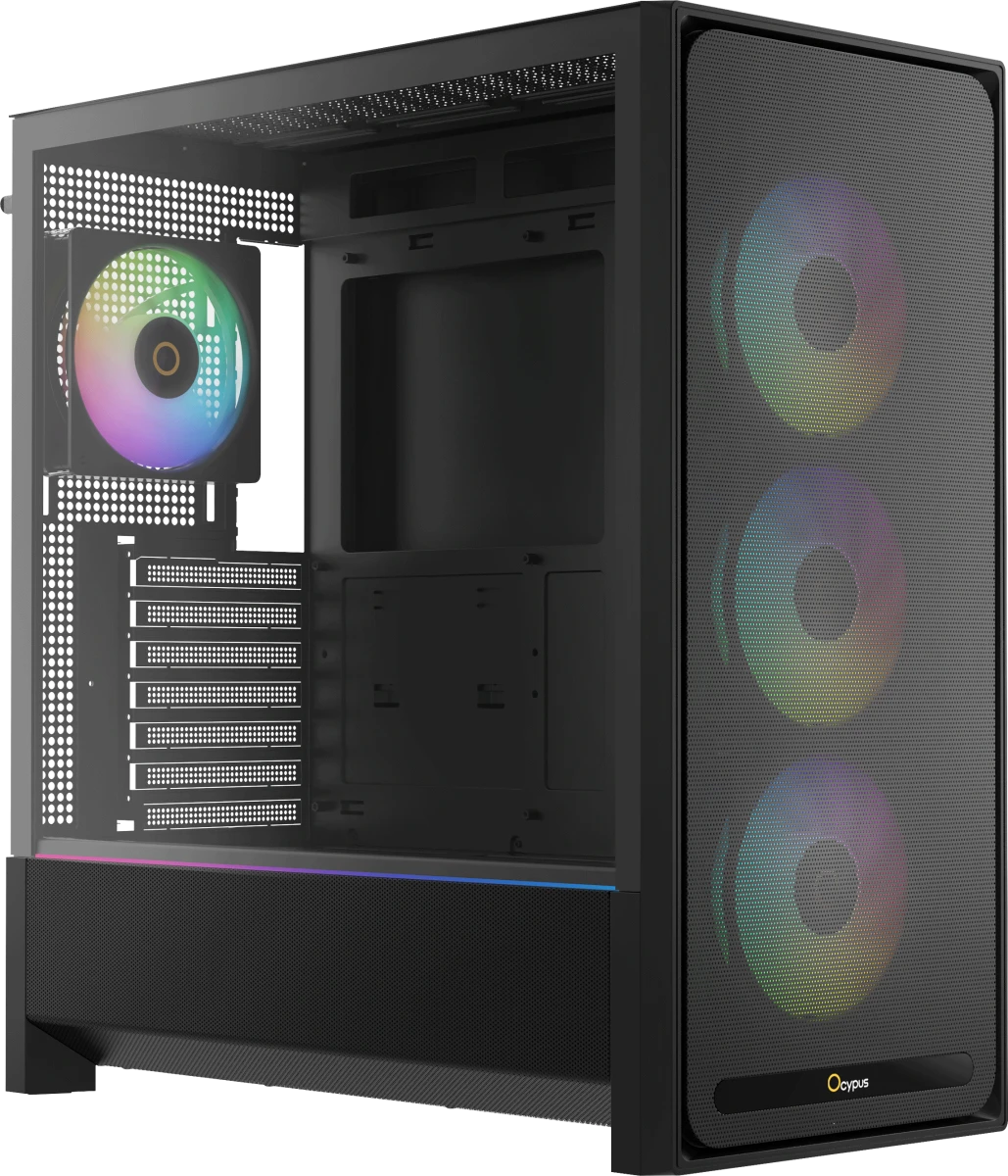 Корпус Ocypus Delta C70 BK ARGB (Delta-C70-BKG400XX-GL)