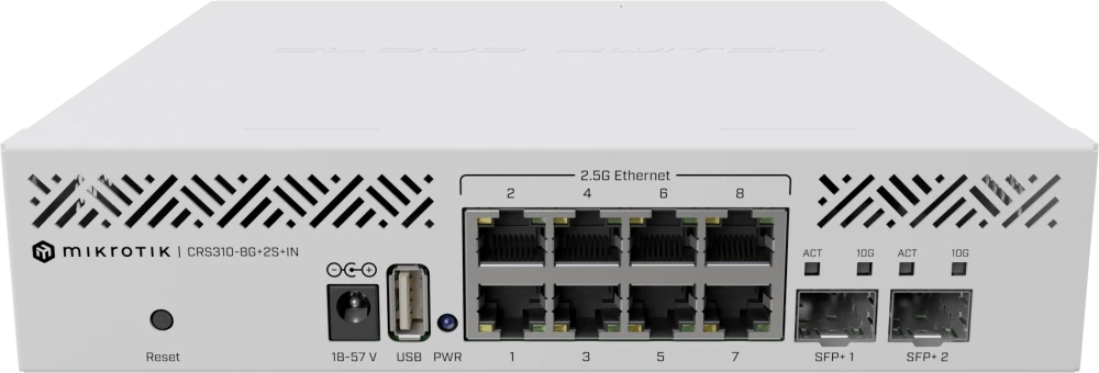 Коммутатор Mikrotik CRS310-8G+2S+IN