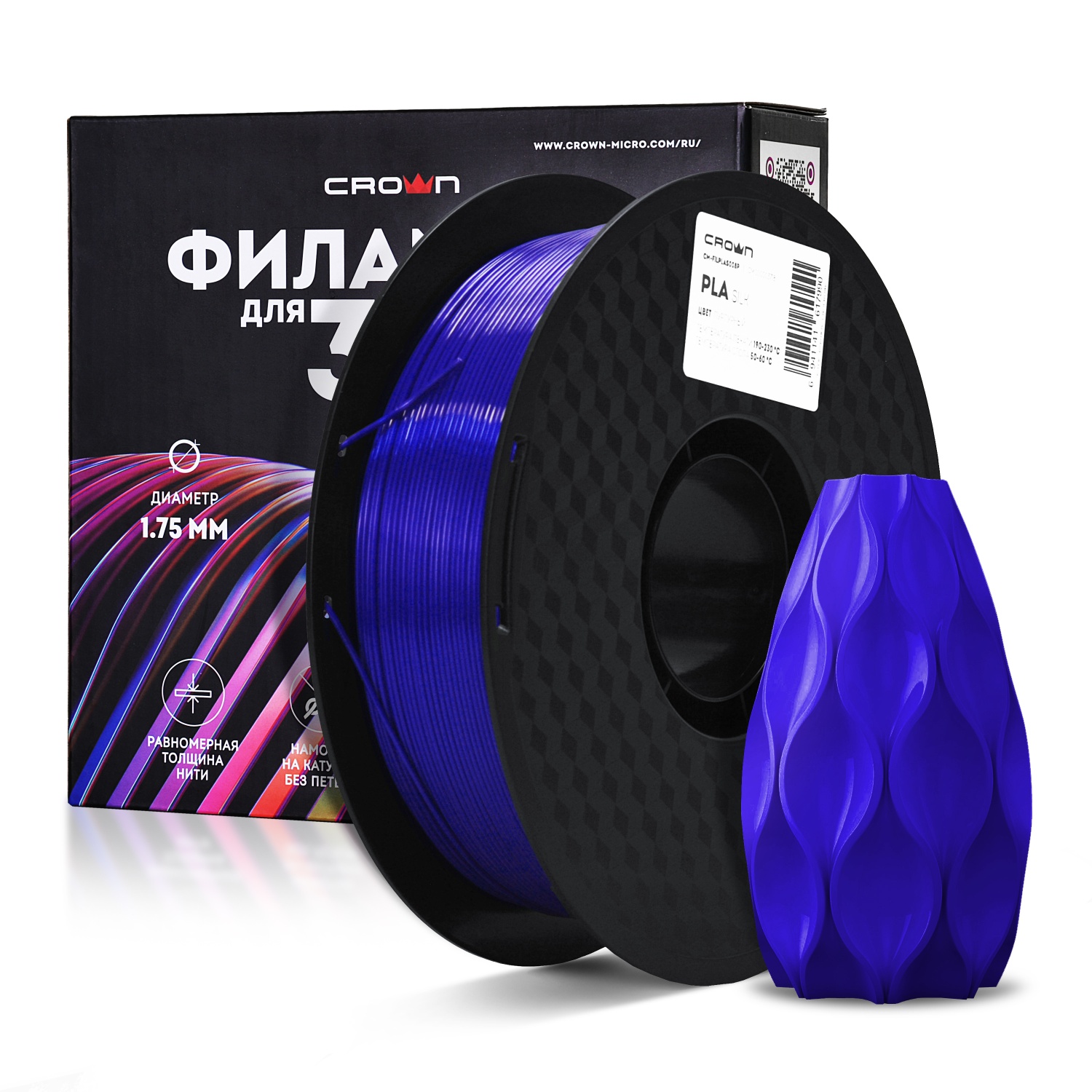 Филамент CrownMicro CM-FILPLAS008P