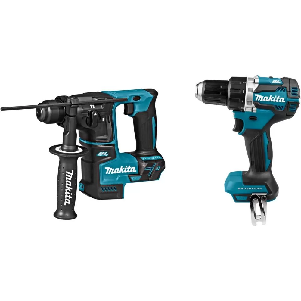 Набор инструмента Makita DLX2271 (перфоратор DHR171 с шуруповертом DDF484)