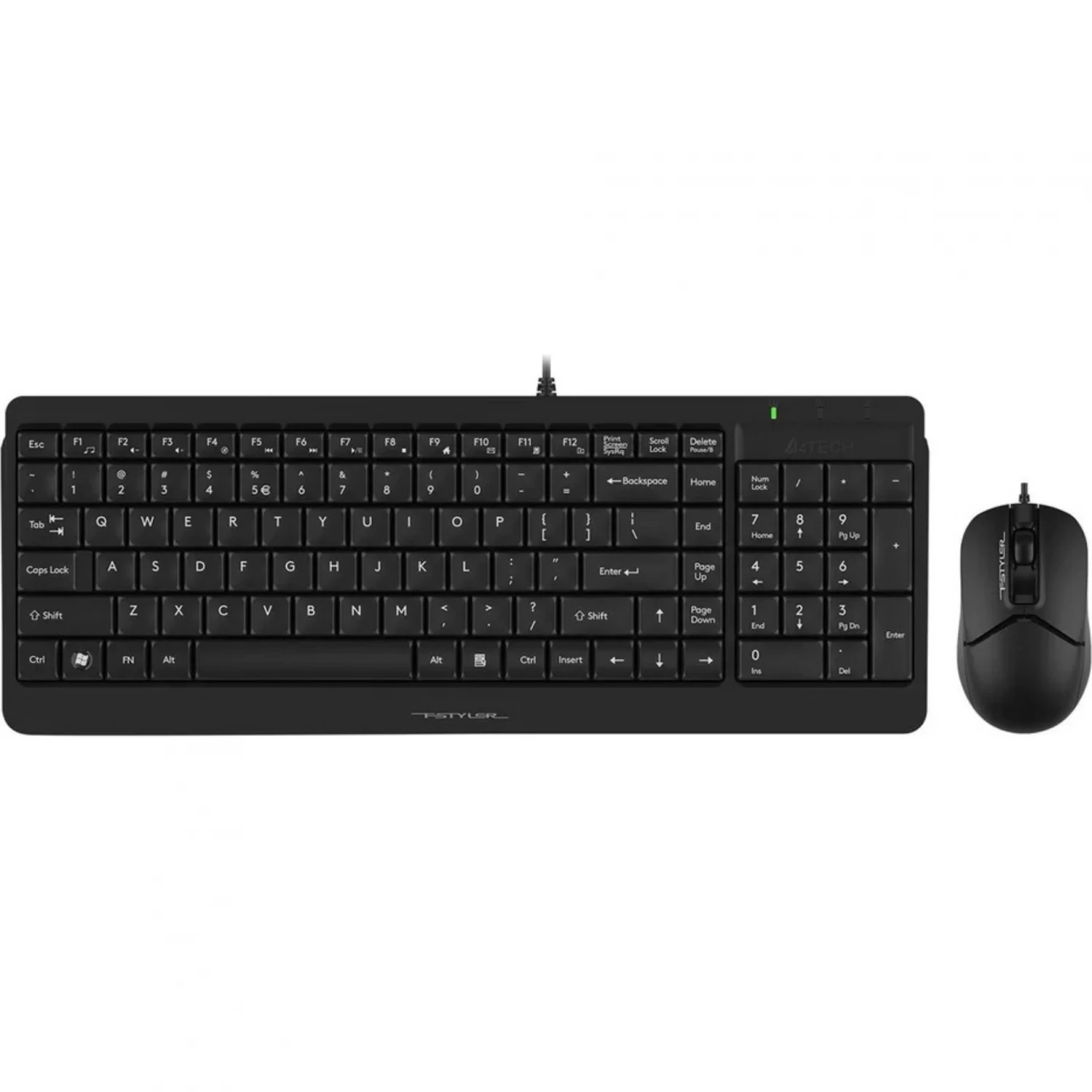 Клавиатура+мышь A4Tech Fstyler F1512 (черный)
