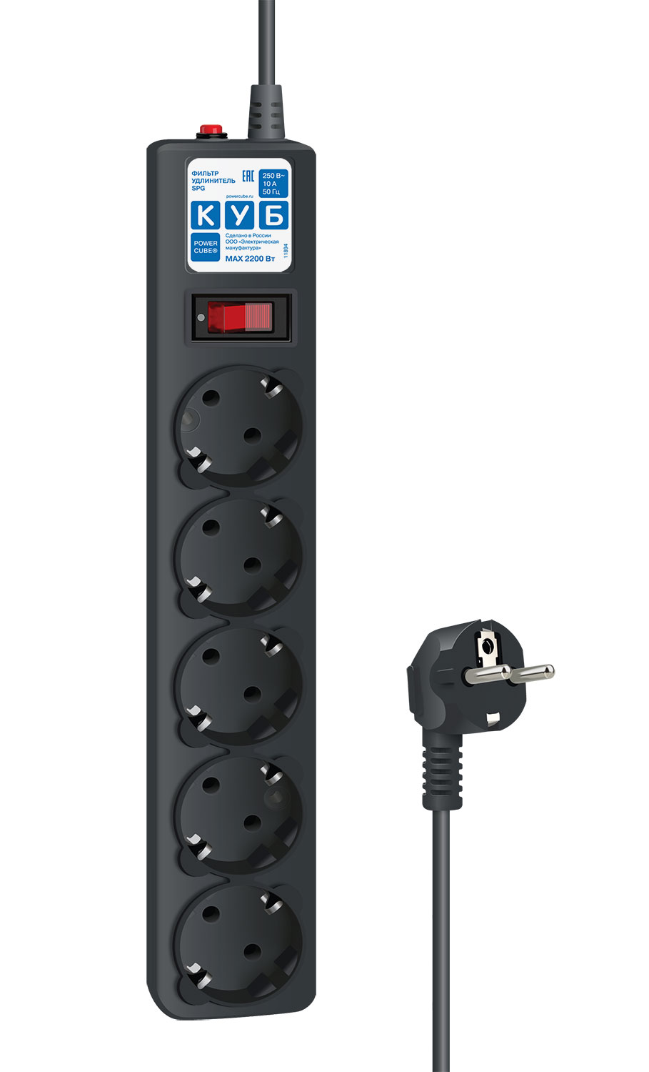 Сетевой фильтр Power Cube SPG5-C2