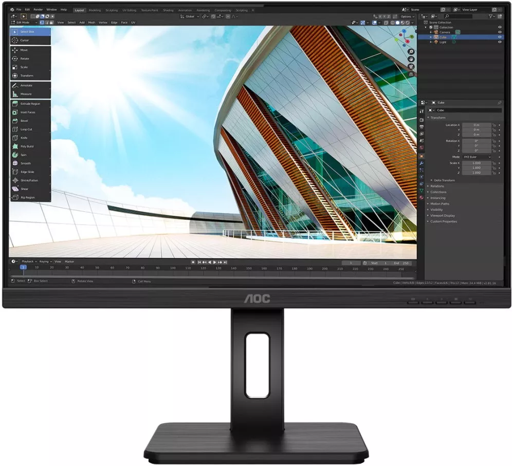 Монитор 27" AOC 27P2Q