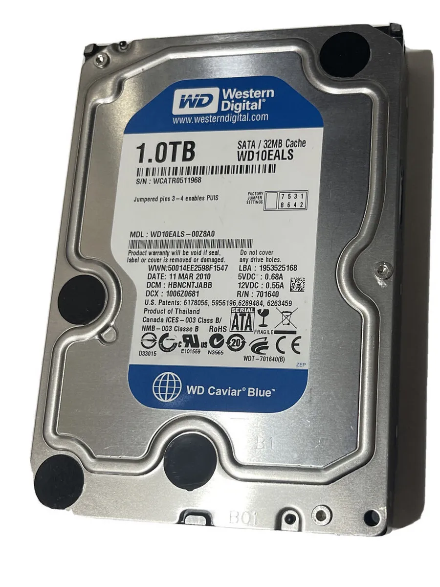 Жесткий диск 1Tb Western Digital WD10EALS