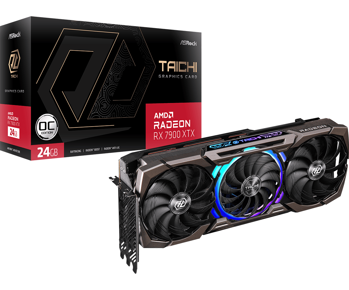 Видеокарта ASRock RX7900 XTX Taichi 24GB OC (RX7900XTX TC 24GO)
