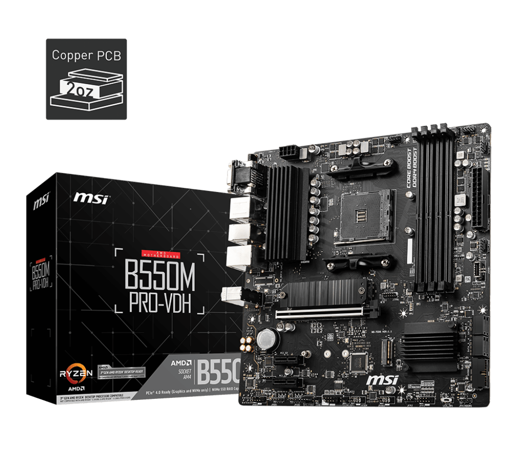 Материнская плата MSI B550M PRO-VDH