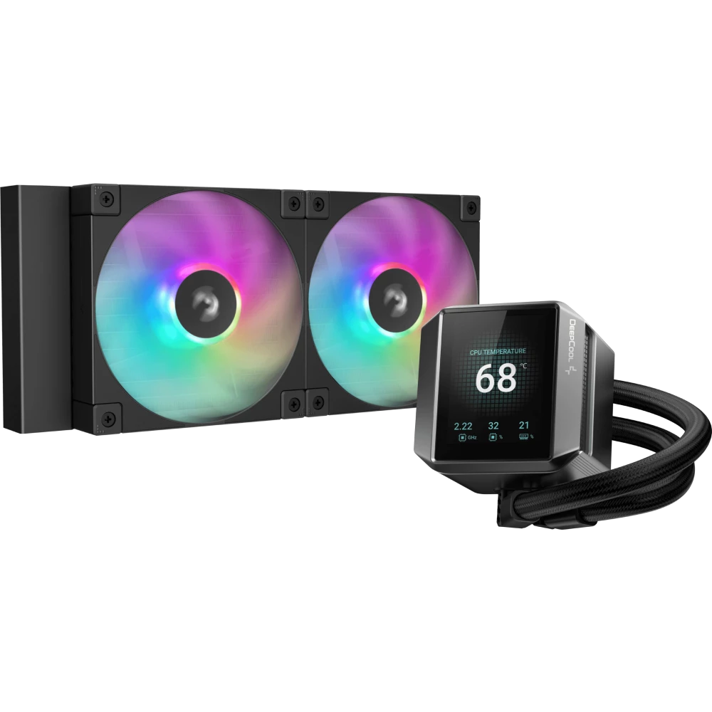 Система жидкостного охлаждения DeepCool Mystique 240 ARGB (R-LX550-BKADSNC-G-1)