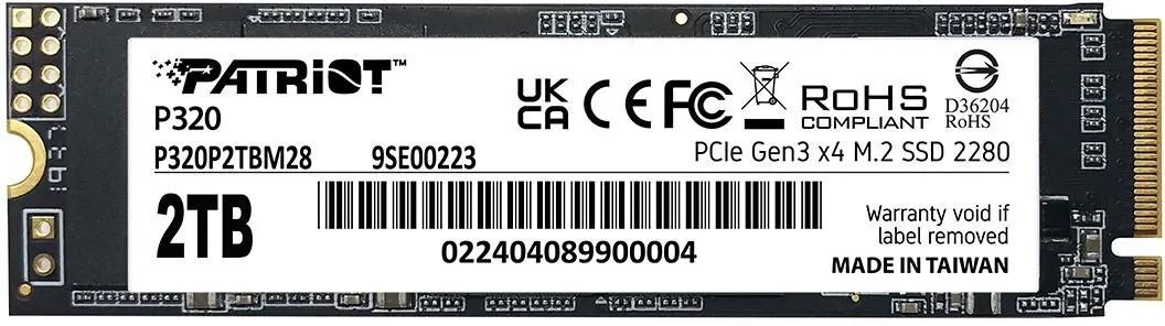 Жесткий диск SSD 2Tb Patriot P320 (P320P2TBM28)