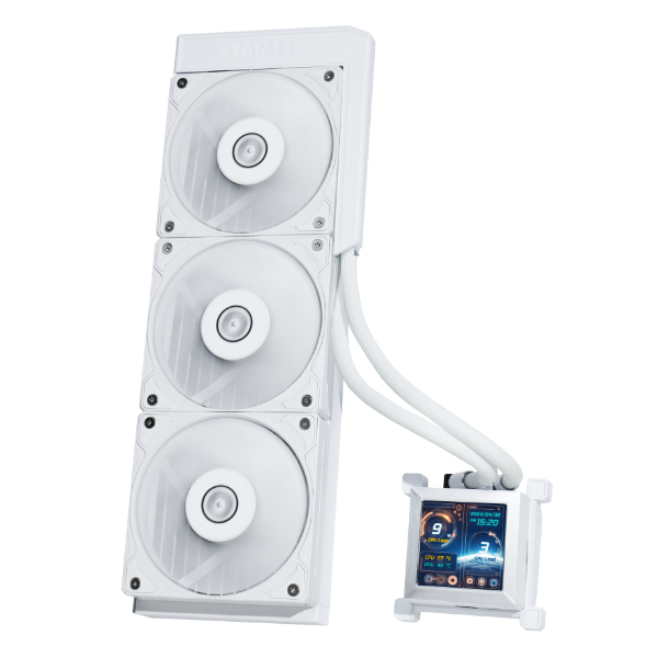 Система жидкостного охлаждения Lian Li HydroShift LCD 360S (белый) (G89.GHSLCD36SW.00)