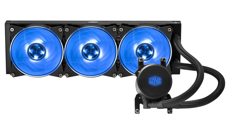 Система жидкостного охлаждения Cooler Master MasterLiquid ML360 RGB TR4 Edition (MLX-D36M-A20PC-T1) (SocTR4, 360мм(3х120), 650-2000rpm, 66.7CFM, 6-30dBa, 4-pin, 250W)