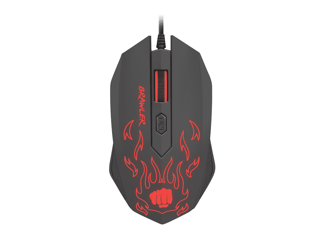 Мышь Fury Brawler (NFU-1198) 1600dpi Illuminated Black