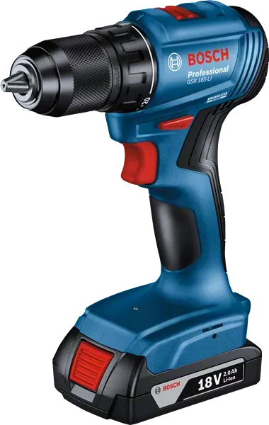 Шуруповерт BOSCH GSR 185-LI Professional (с 1-им АКБ, сумка)
