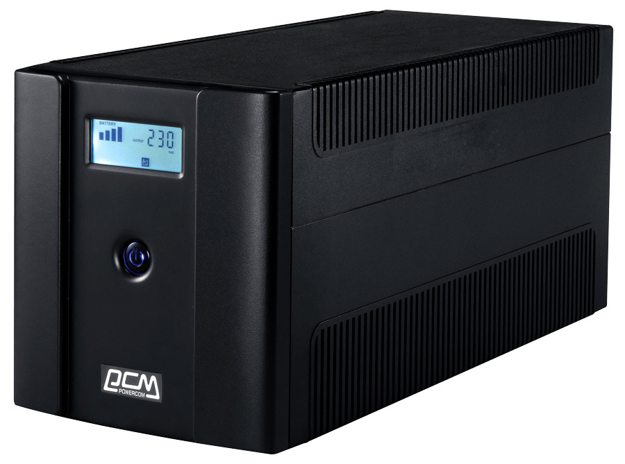 Источник бесперебойного питания 1500VA PowerCom RPT-1500AP LCD